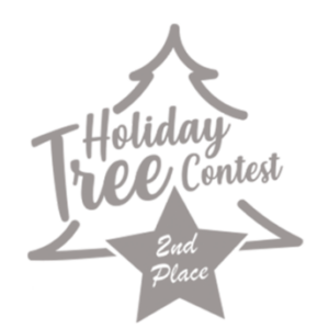 Holiday Tree Contest second place logo