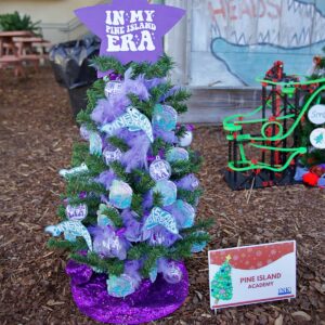 Pine Island Academy holiday tree